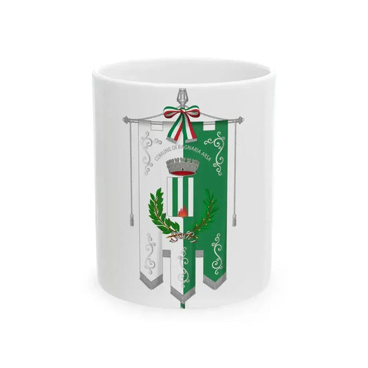 Bagnaria Arsa-Gonfalone (Italy) White Coffee Mug 11oz - Go Mug Yourself