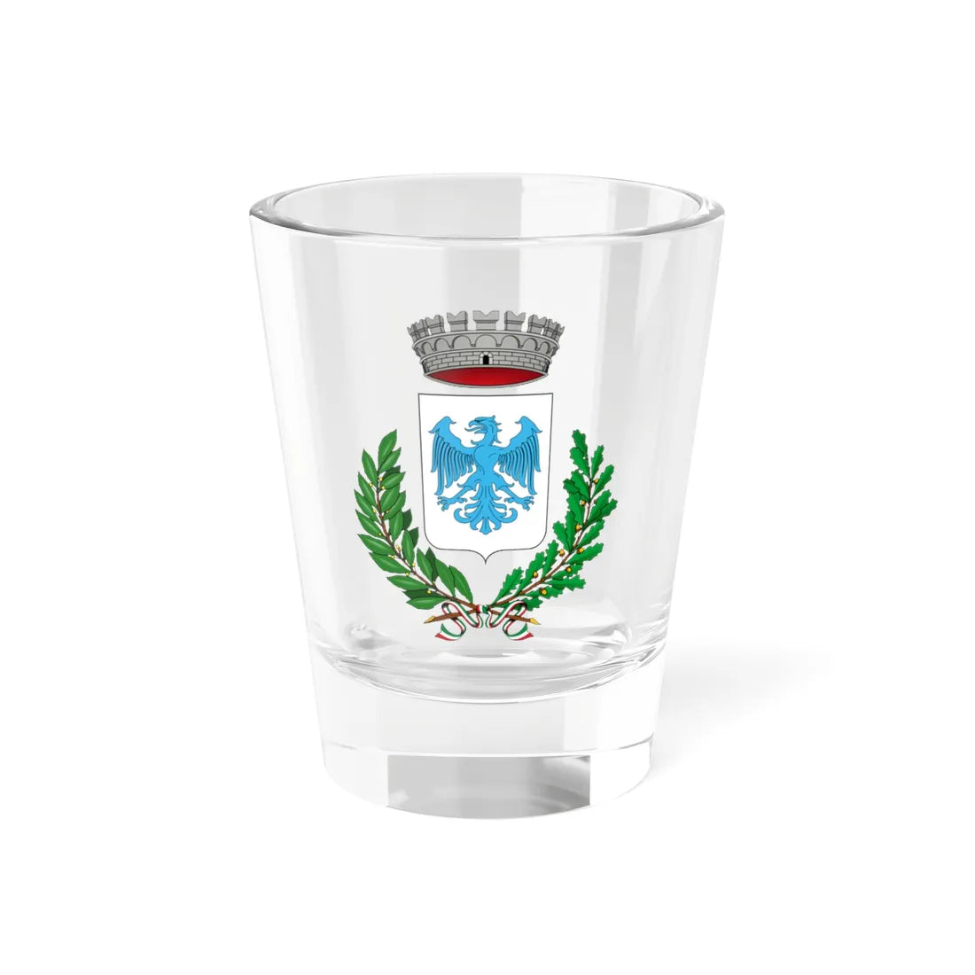 Bagnatica-Stemma (Italy) (Coat of Arms) Shot Glass 1.5oz 1.5oz - Go Mug Yourself