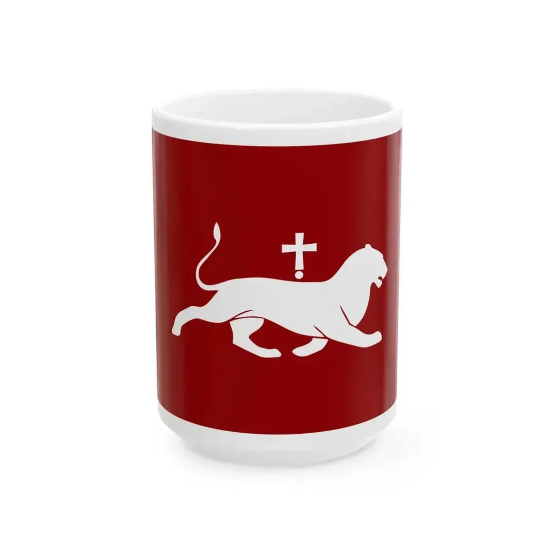 Bagratuni flag (Armenia) White Coffee Mug 15oz - Go Mug Yourself