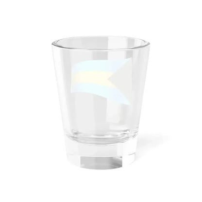 Bahamas Flag - iconic waving (Bahamas) Shot Glass 1.5oz - Go Mug Yourself