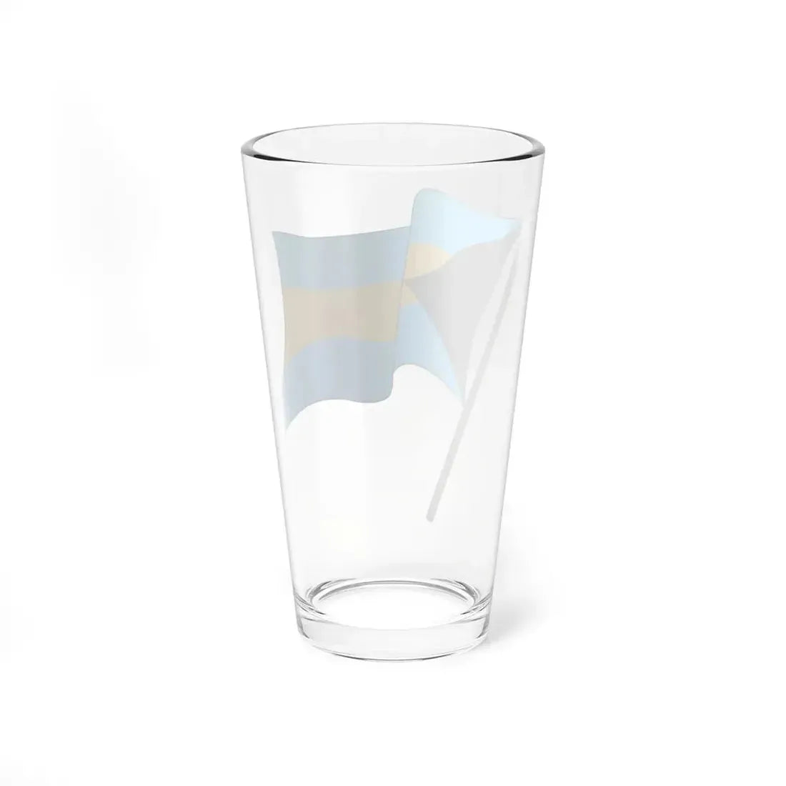 Bahamas Waving Flag Icon (Bahamas) Pint Glass 16oz - Go Mug Yourself
