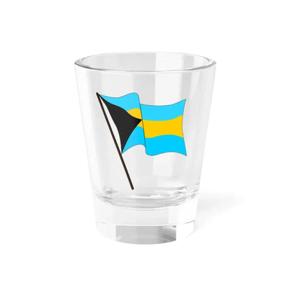 Bahamas Waving Flag Icon (Bahamas) Shot Glass 1.5oz 1.5oz - Go Mug Yourself
