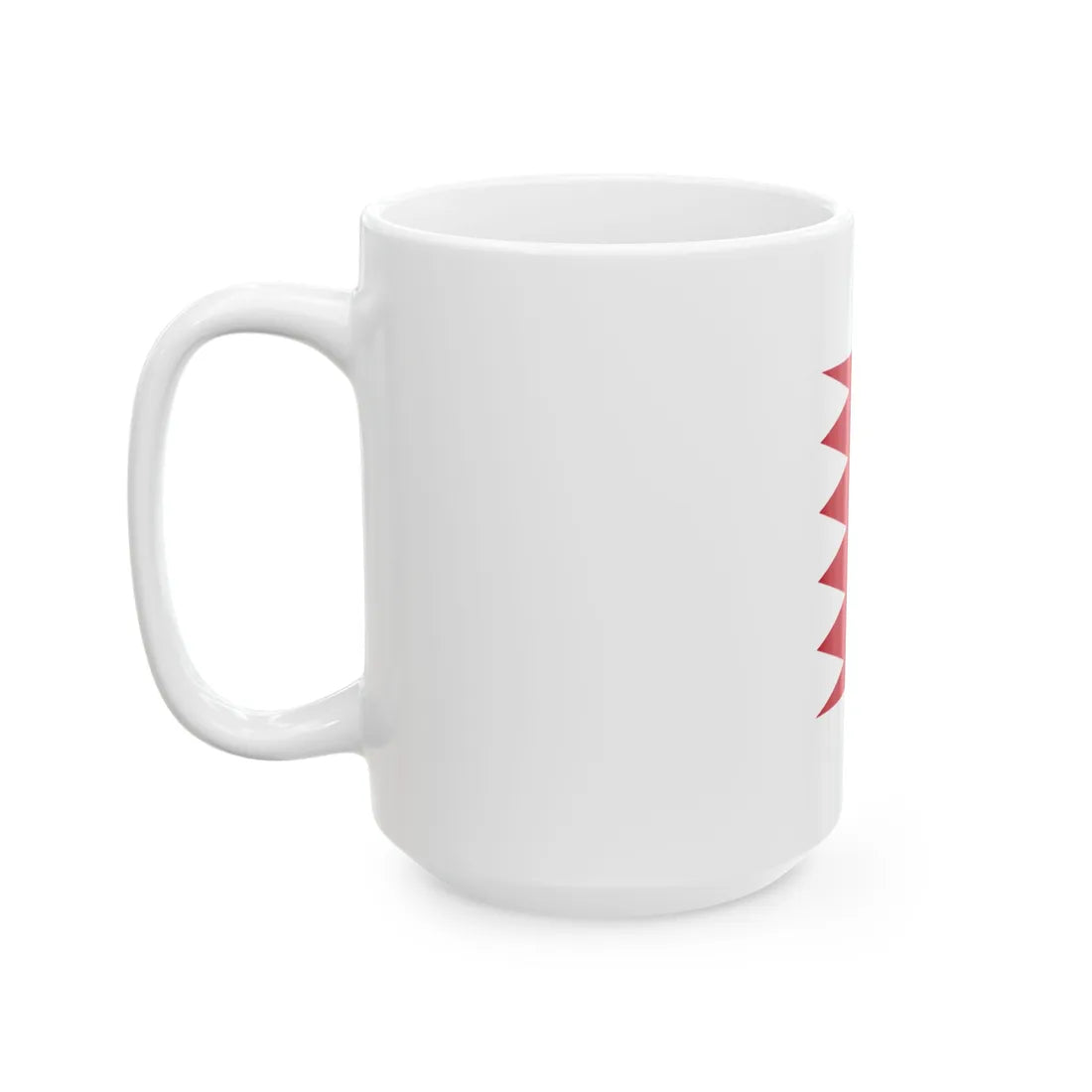 Bahrain 77302 - The Noun Project (Bahrain) White Coffee Mug - Go Mug Yourself