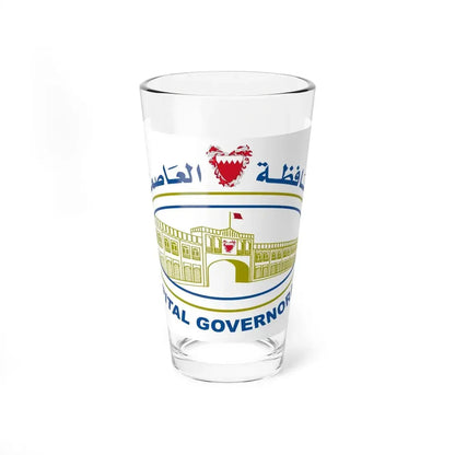 Bahrain Capital Governorate Flag (Bahrain) Pint Glass 16oz 16oz - Go Mug Yourself