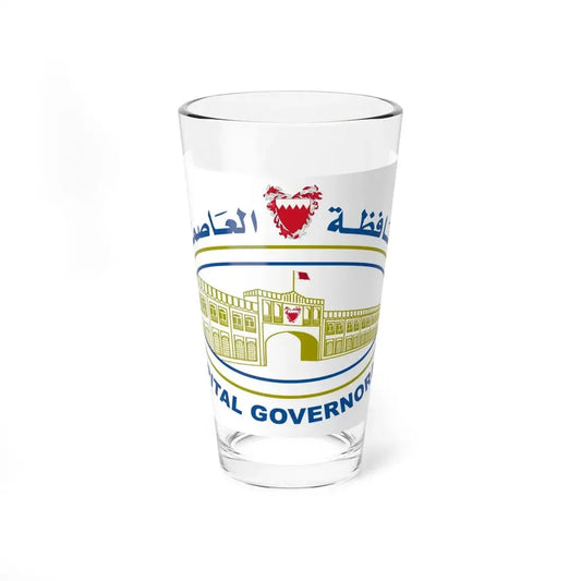 Bahrain Capital Governorate Flag (Bahrain) Pint Glass 16oz 16oz - Go Mug Yourself