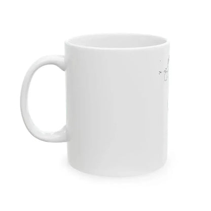 Bahrain-Flagmap (Bahrain) White Coffee Mug - Go Mug Yourself