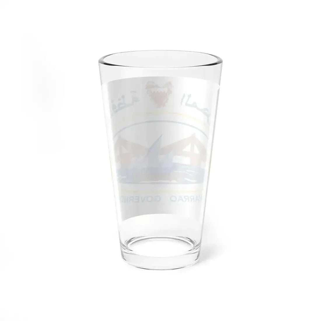 Bahrain Muharraq Governorate Flag (Bahrain) Pint Glass 16oz - Go Mug Yourself