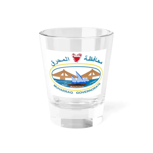 Bahrain Muharraq Governorate Flag (Bahrain) Shot Glass 1.5oz 1.5oz - Go Mug Yourself