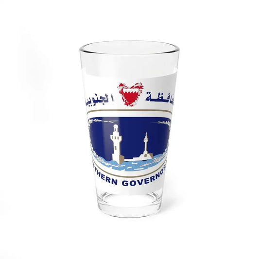 Bahrain Northern Governorate Flag (Bahrain) Pint Glass 16oz 16oz - Go Mug Yourself
