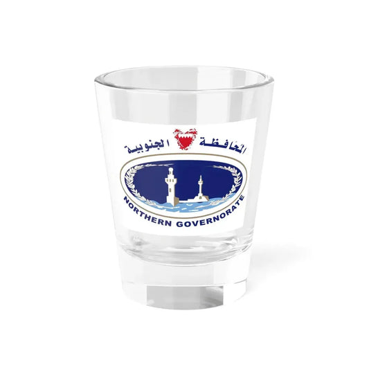 Bahrain Northern Governorate Flag (Bahrain) Shot Glass 1.5oz 1.5oz - Go Mug Yourself