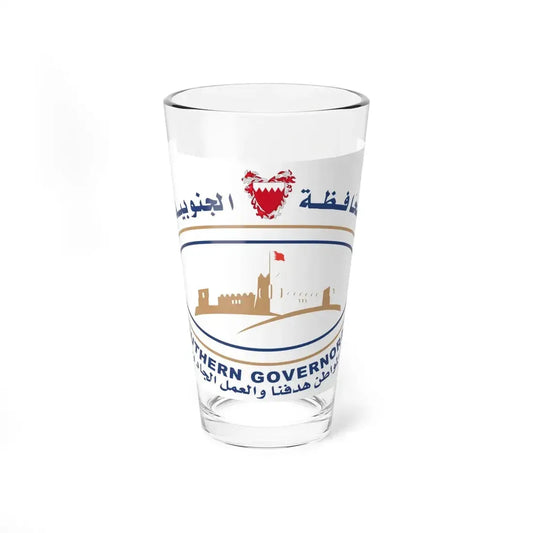 Bahrain Southern Governorate Flag (Bahrain) Pint Glass 16oz 16oz - Go Mug Yourself