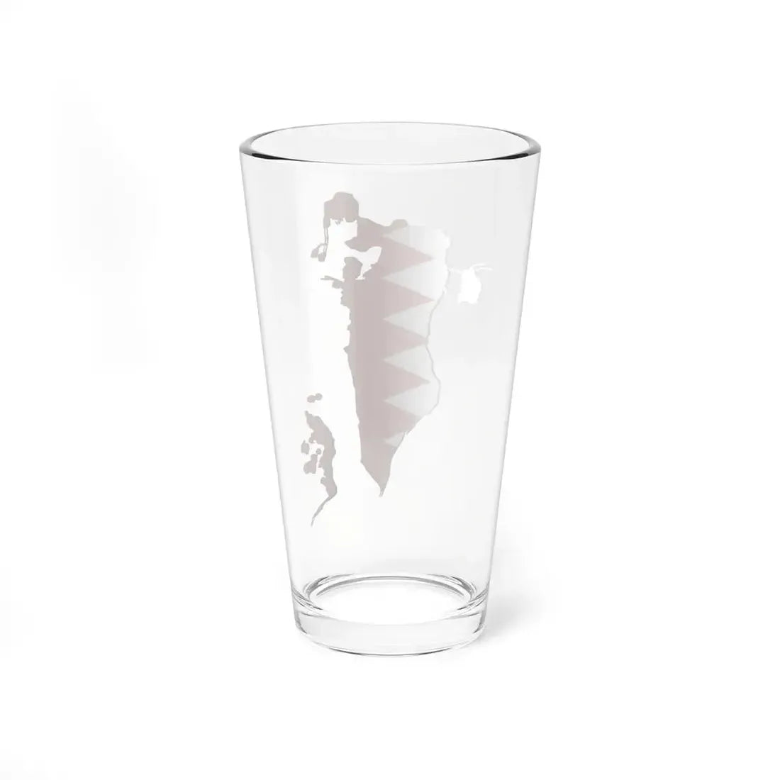Bahrain Stub (Bahrain) Pint Glass 16oz - Go Mug Yourself