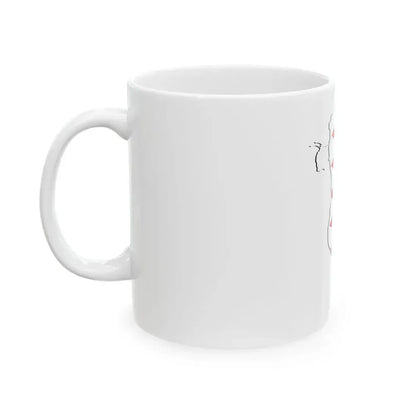 Bahrain Stub (Bahrain) White Coffee Mug - Go Mug Yourself