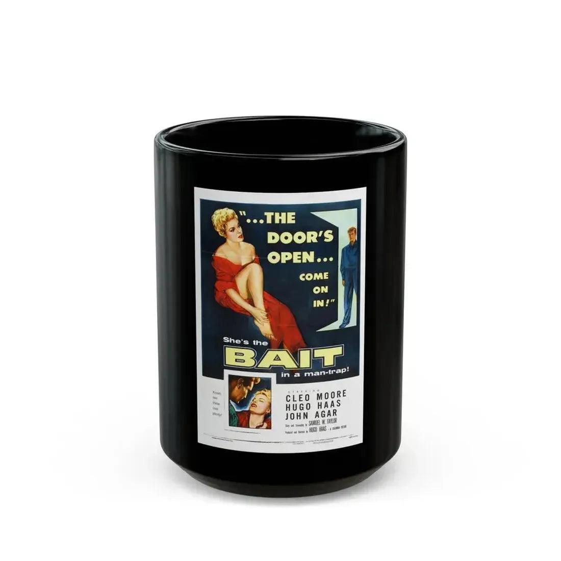 BAIT 1954 Movie Poster - Black Coffee Mug 15oz - Go Mug Yourself
