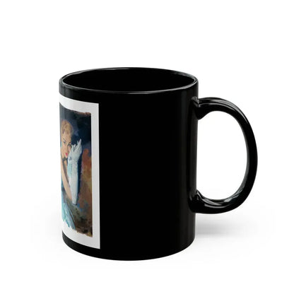 Bait by Nell Lamburn, Woman's Journal illustration - Black Coffee Mug - Go Mug Yourself