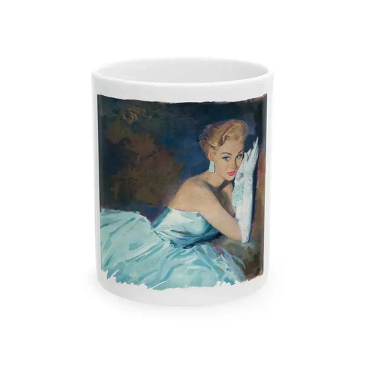Bait by Nell Lamburn, Woman's Journal illustration - White Coffee Mug 11oz - Go Mug Yourself