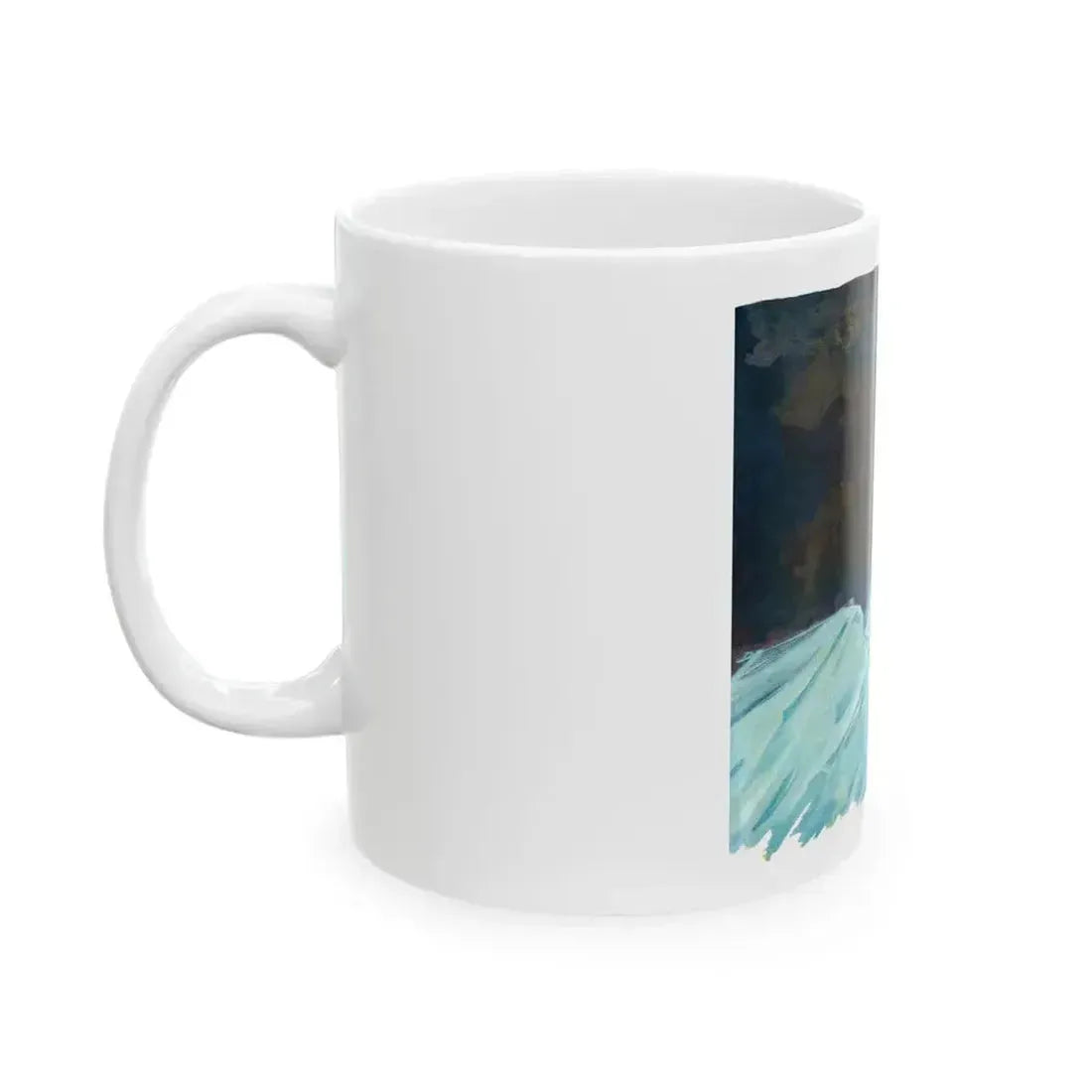 Bait by Nell Lamburn, Woman's Journal illustration - White Coffee Mug - Go Mug Yourself