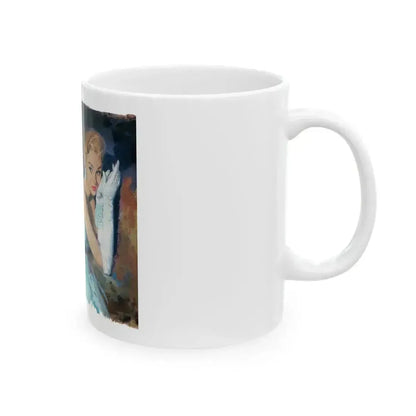 Bait by Nell Lamburn, Woman's Journal illustration - White Coffee Mug - Go Mug Yourself