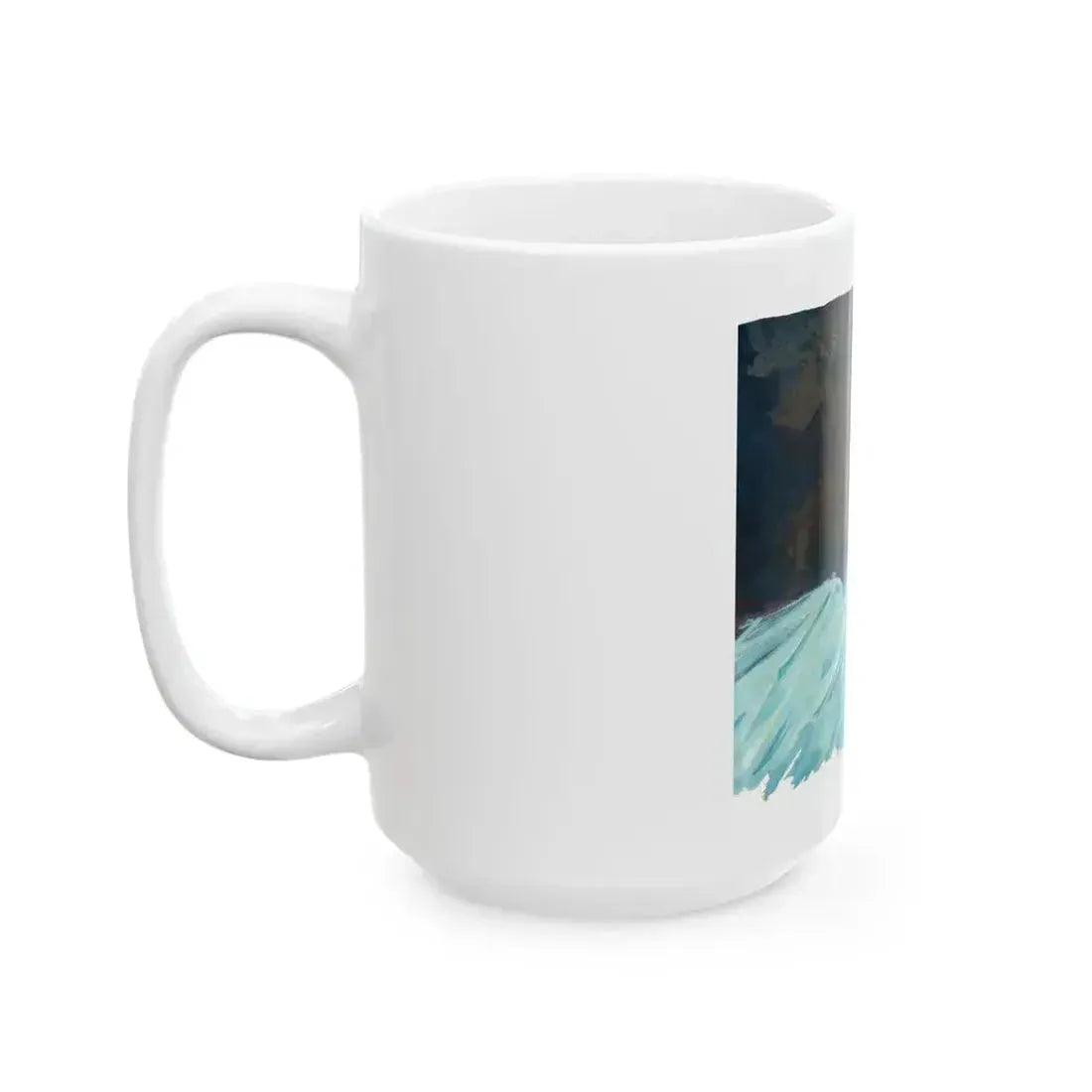 Bait by Nell Lamburn, Woman's Journal illustration - White Coffee Mug - Go Mug Yourself