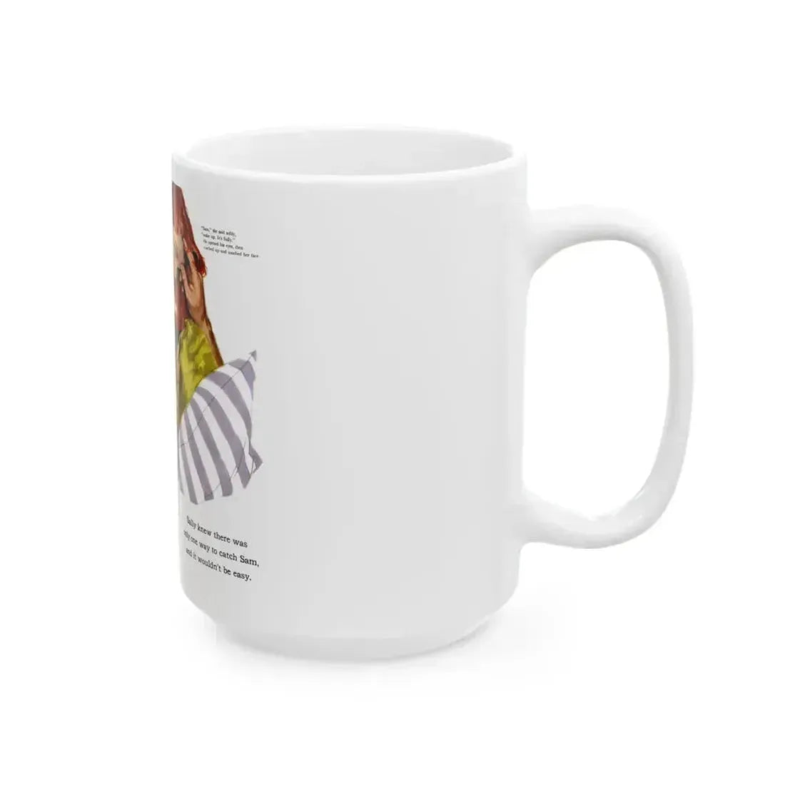 Bait for a Bachelor, 1956 - White Coffee Mug - Go Mug Yourself
