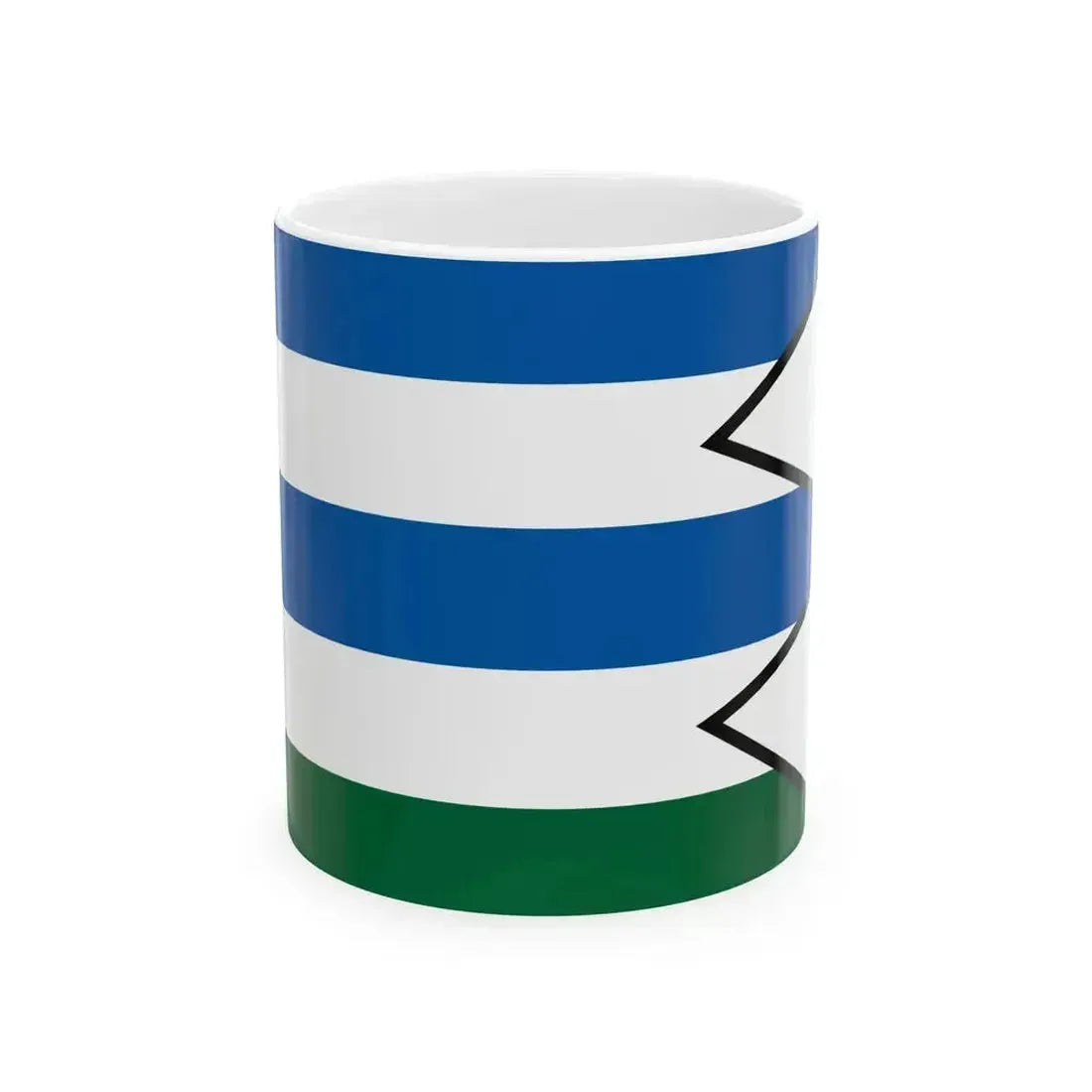 Bajany Michalovce Flag (Slovakia) White Coffee Mug 11oz - Go Mug Yourself