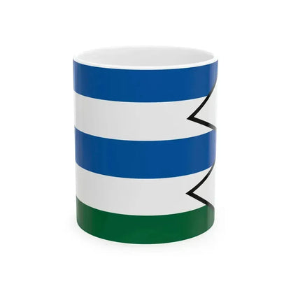 Bajany Michalovce Flag (Slovakia) White Coffee Mug 11oz - Go Mug Yourself