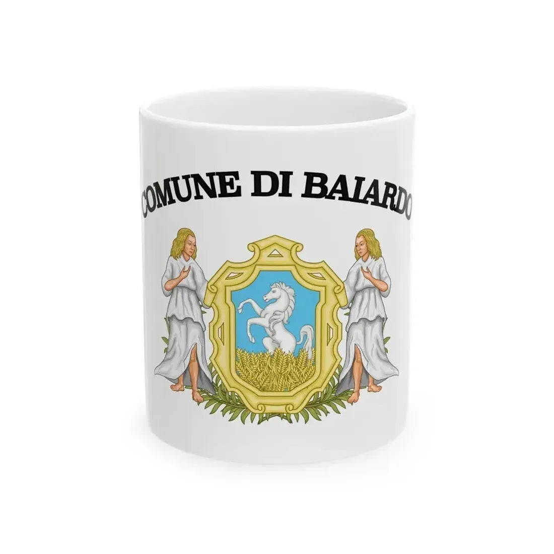 Bajardo-Bandiera (Italy) White Coffee Mug 11oz - Go Mug Yourself