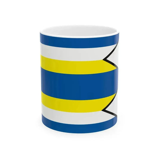 Bajerovce Sabinov Flag (Slovakia) White Coffee Mug 11oz - Go Mug Yourself
