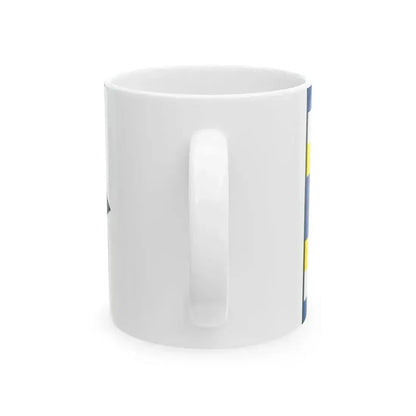 Bajerovce Sabinov Flag (Slovakia) White Coffee Mug - Go Mug Yourself
