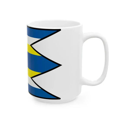 Bajerovce Sabinov Flag (Slovakia) White Coffee Mug - Go Mug Yourself