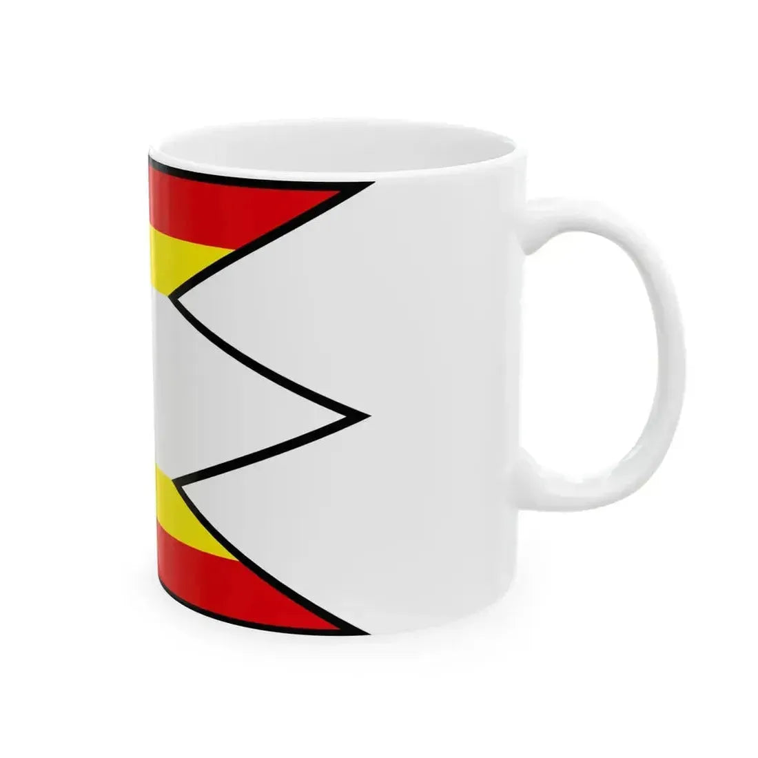 Bajka Levice Flag (Slovakia) White Coffee Mug - Go Mug Yourself