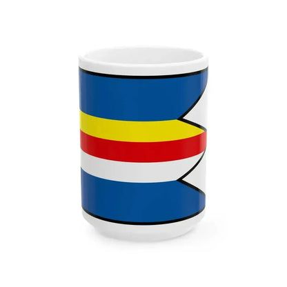 Bajtava Nove Zamky Flag (Slovakia) White Coffee Mug 15oz - Go Mug Yourself