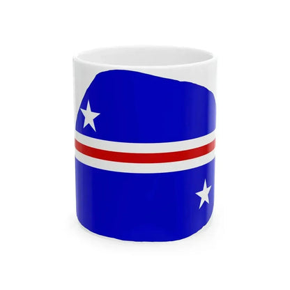 Baker Island flag map local (United States) White Coffee Mug 11oz - Go Mug Yourself
