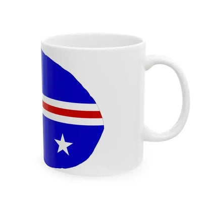 Baker Island flag map local (United States) White Coffee Mug - Go Mug Yourself