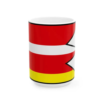 Balaze Banska Bystrica Flag (Slovakia) White Coffee Mug 15oz - Go Mug Yourself