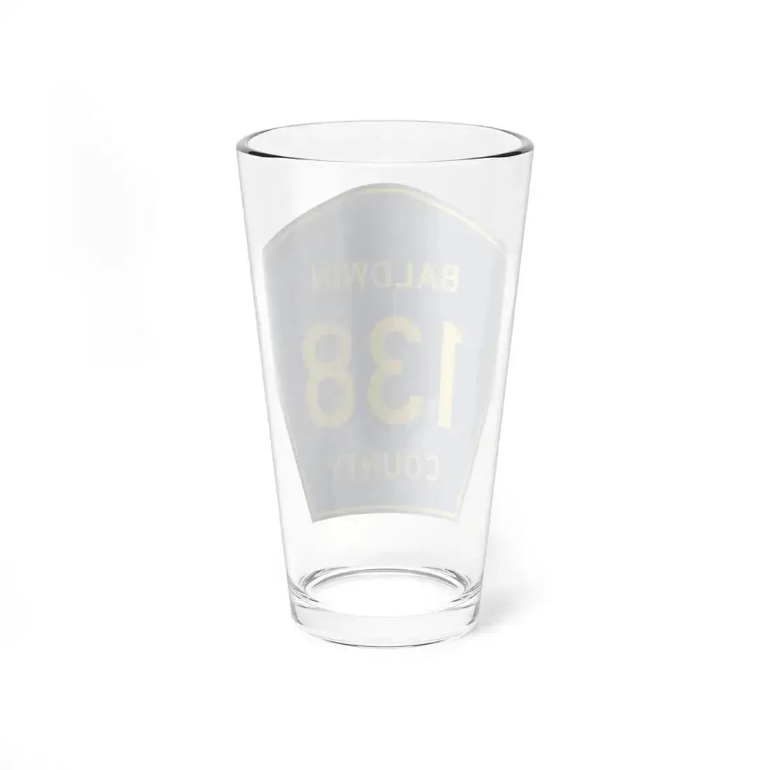 Baldwin County Route 138 AL (Alabama) (Road Sign) Pint Glass 16oz - Go Mug Yourself