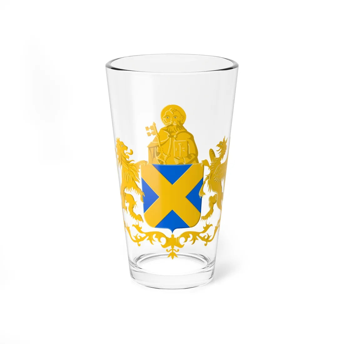 Balen wapen (Belgium) (Coat of Arms) Pint Glass 16oz 16oz - Go Mug Yourself
