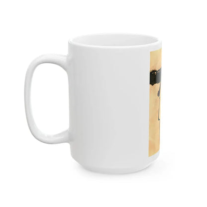 Balensiaga - New Collar, Vogue Illustrations, 1954 - White Coffee Mug - Go Mug Yourself