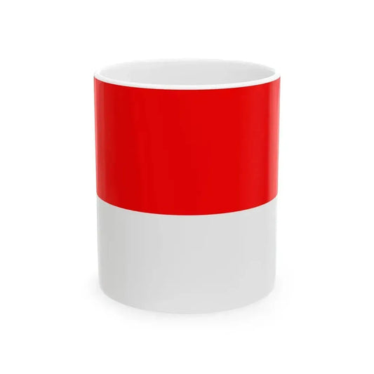 Balestrino-Bandiera (Italy) White Coffee Mug 11oz - Go Mug Yourself