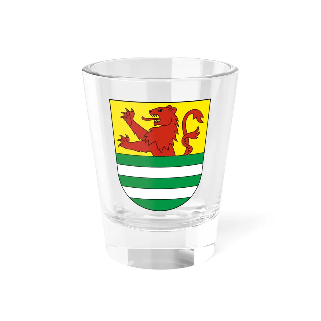 Balgach-blazon (Switzerland) (Coat of Arms) Shot Glass 1.5oz 1.5oz - Go Mug Yourself