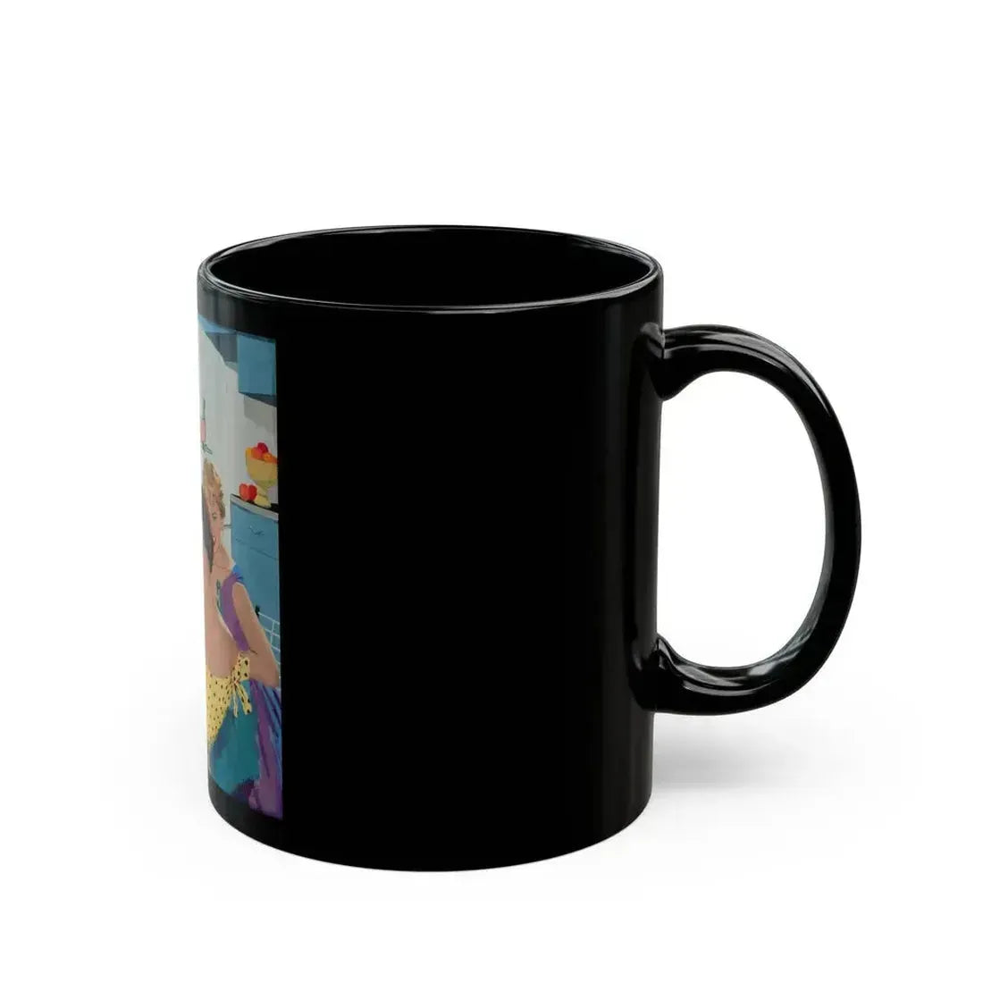 Ballantine Beer advertisement, circa late 1950s - Black Coffee Mug - Go Mug Yourself