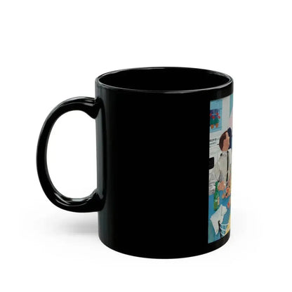 Ballantine Beer advertisement, circa late 1950s - Black Coffee Mug - Go Mug Yourself