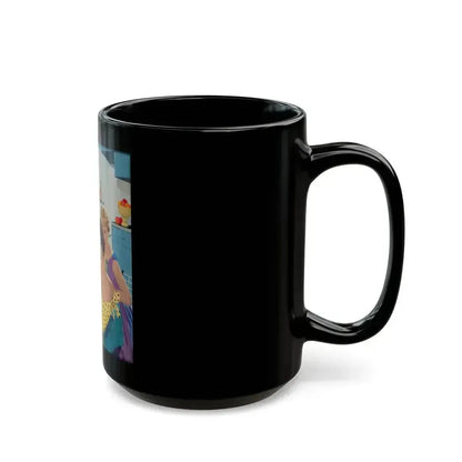 Ballantine Beer advertisement, circa late 1950s - Black Coffee Mug - Go Mug Yourself