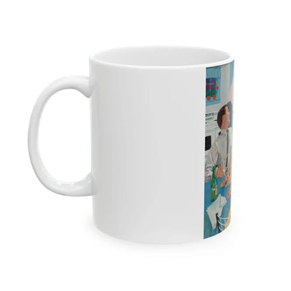 Ballantine Beer advertisement, circa late 1950s - White Coffee Mug - Go Mug Yourself