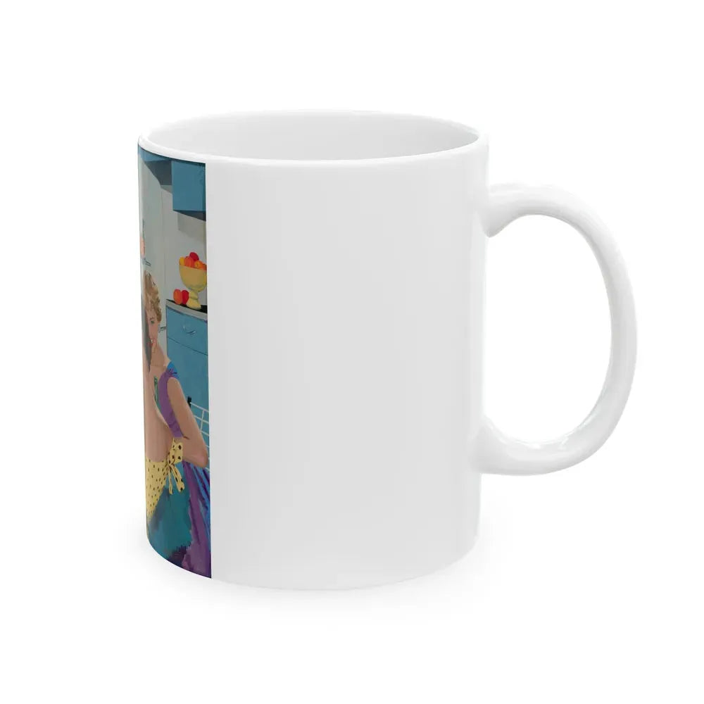 Ballantine Beer advertisement, circa late 1950s - White Coffee Mug - Go Mug Yourself