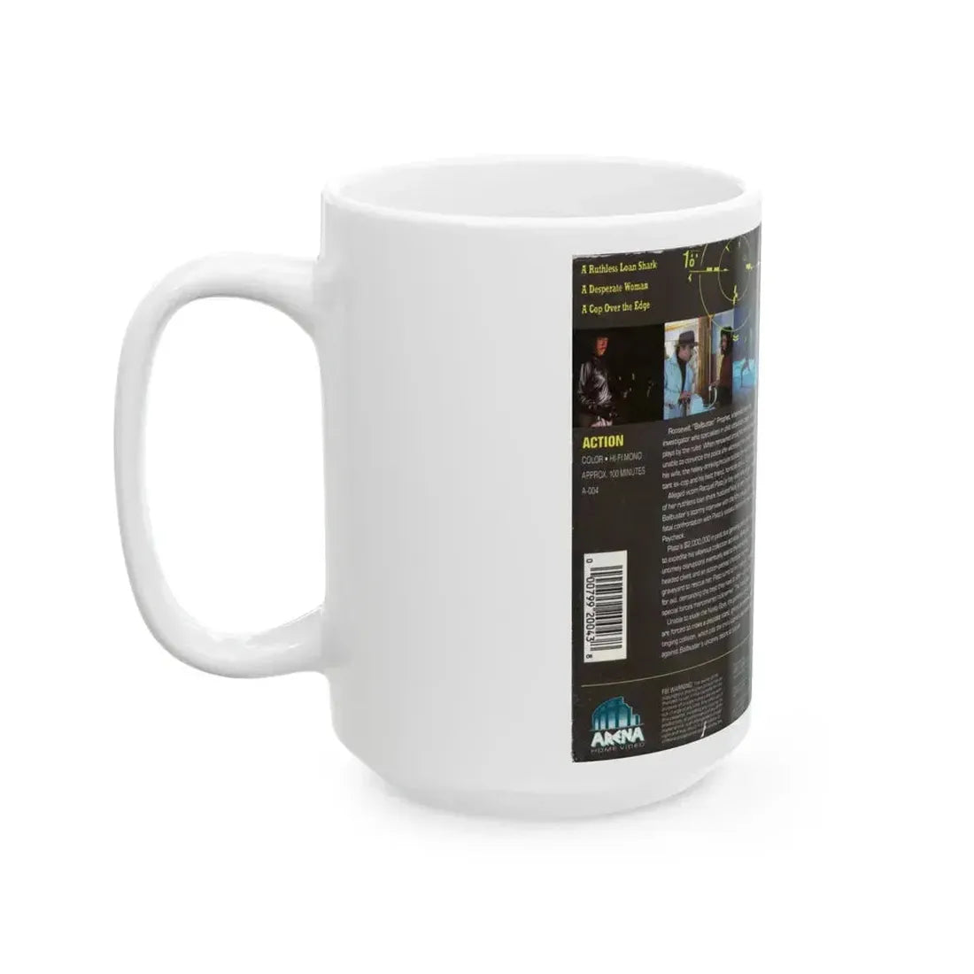 BALLBUSTER (VHS COVER) - White Coffee Mug - Go Mug Yourself