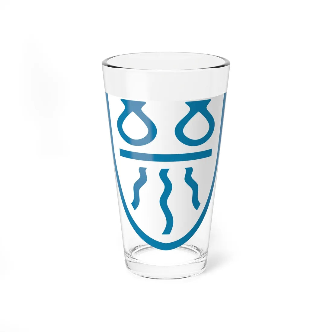 Ballerup Kommune coa (Denmark) (Coat of Arms) Pint Glass 16oz 16oz - Go Mug Yourself