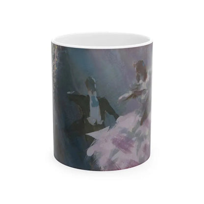 Ballroom dancers, from the collection of David A. Constable (ca. 1930s) - White Coffee Mug 11oz - Go Mug Yourself