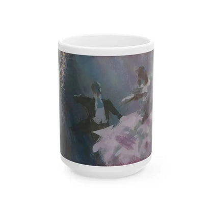 Ballroom dancers, from the collection of David A. Constable (ca. 1930s) - White Coffee Mug 15oz - Go Mug Yourself
