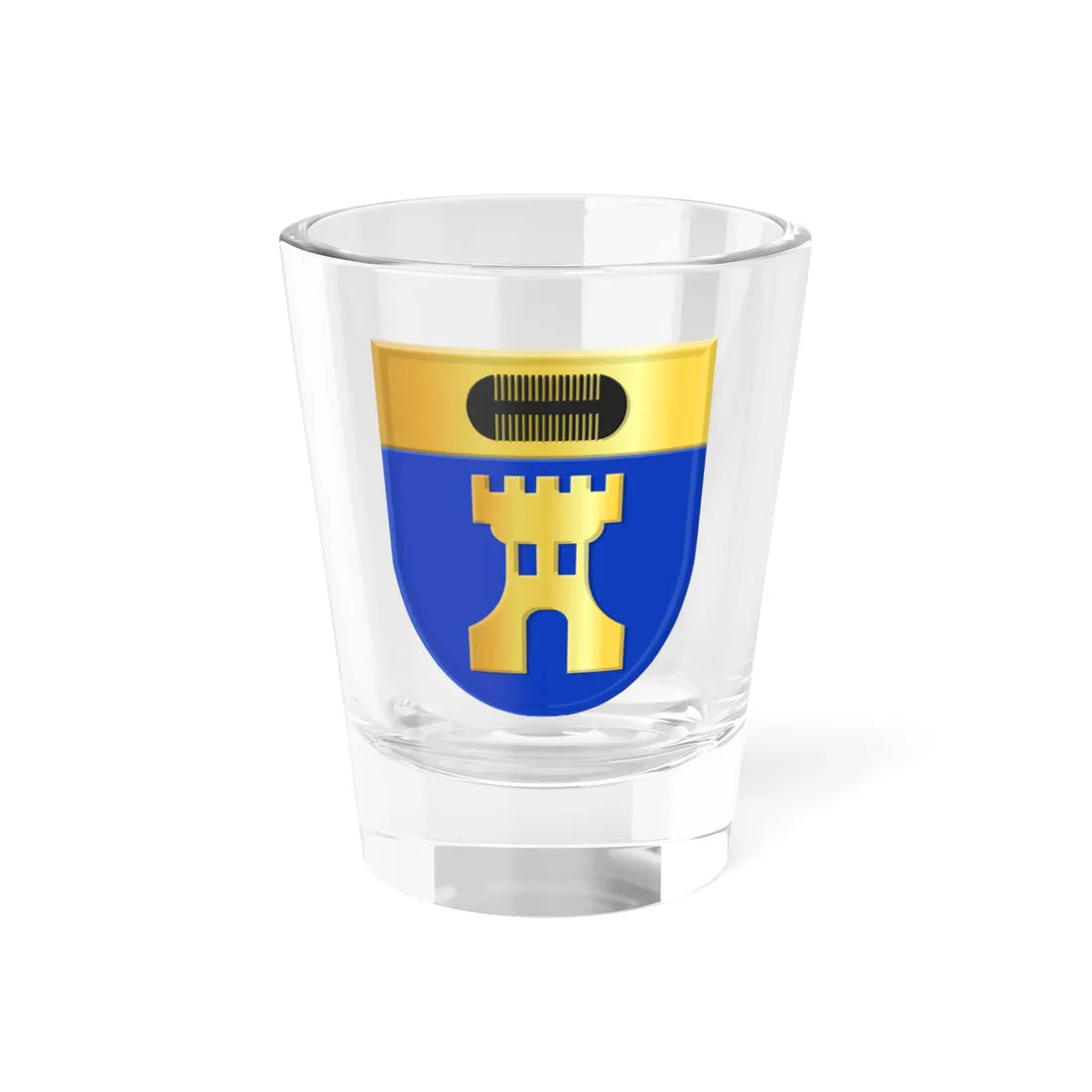 Ballum wapen (Netherlands) (Coat of Arms) Shot Glass 1.5oz 1.5oz - Go Mug Yourself